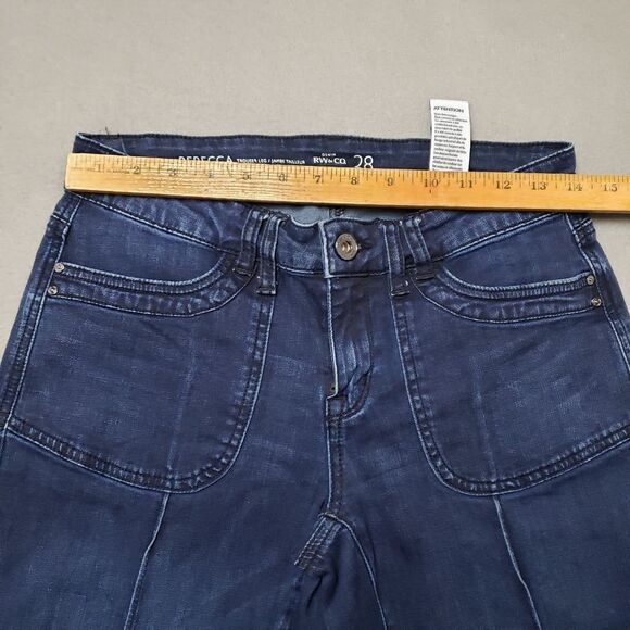RW&CO Rebecca Trouser Leg denim jeans Sz 28 - Picture 13 of 14